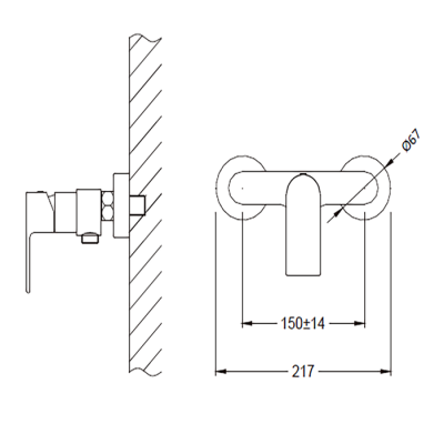 Bocchi Smart Mat Siyah Duş Bataryası - BOCCHI (1)