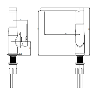 Bocchi Smart Siyah Mutfak Eviye Bataryası - BOCCHI (1)