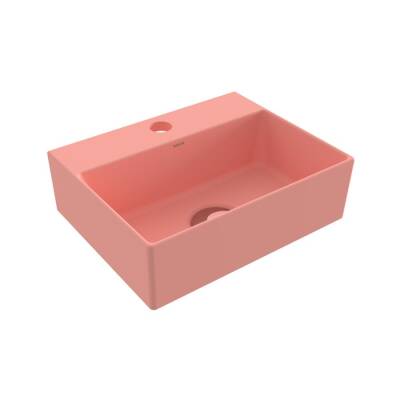 Bocchi Sottile Slim Line Batarya Banklı Lavabo 30 Cm Mat Somon 1470-032-0126 - BOCCHI