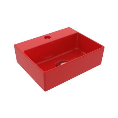 Bocchi Sottile Slim Line Batarya Banklı Lavabo 30 Cm Parlak Kırmızı 1470-019-0126 - BOCCHI
