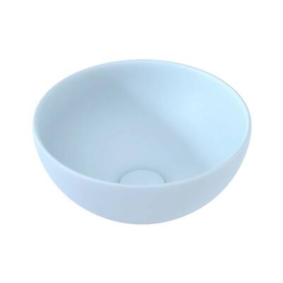 Bocchi Sottile Slim Line Çanak Lavabo 26 Cm Mat Buz Mavi 1471-029-0125 - BOCCHI