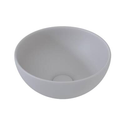 Bocchi Sottile Slim Line Çanak Lavabo 26 Cm Mat Gri 1471-006-0125 - BOCCHI