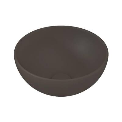 Bocchi Sottile Slim Line Çanak Lavabo 26 Cm Mat Kahverengi 1471-025-0125 - BOCCHI