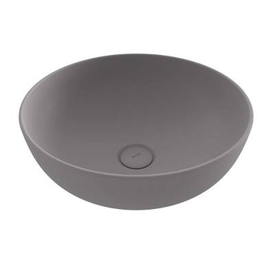 Bocchi Sottile Slim Line Çanak Lavabo 38 cm Mat Gri 1494-006-0125 - BOCCHI