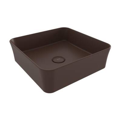 Bocchi Sottile Slim Line Çanak Lavabo 38 Cm Mat Kahverengi 1477-025-0125 - BOCCHI