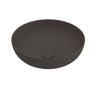 Bocchi Sottile Slim Line Çanak Lavabo 38 cm Mat Kahverengi 1494-025-0125 - BOCCHI