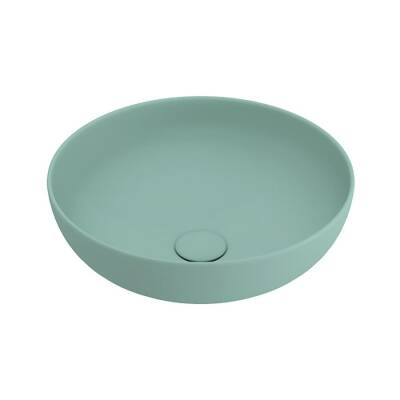 Bocchi Sottile Slim Line Çanak Lavabo 38 cm Mat Mint Yeşil 1494-033-0125 - BOCCHI