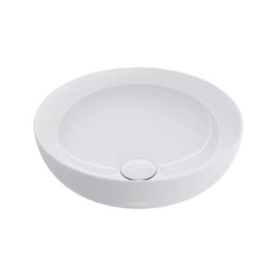 Bocchi Sottile Slim Line Çanak Lavabo 38 cm Parlak Beyaz 1494-001-0125 - BOCCHI