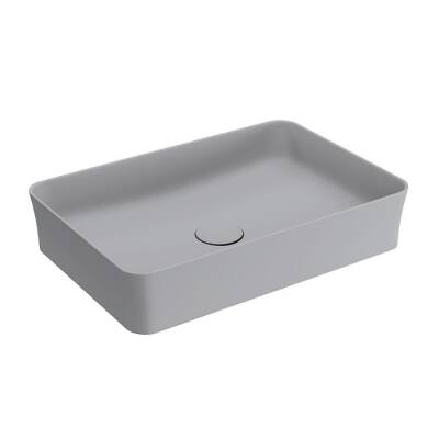 Bocchi Sottile Slim Line Çanak Lavabo 55 Cm Mat Gri 1476-006-0125 - BOCCHI