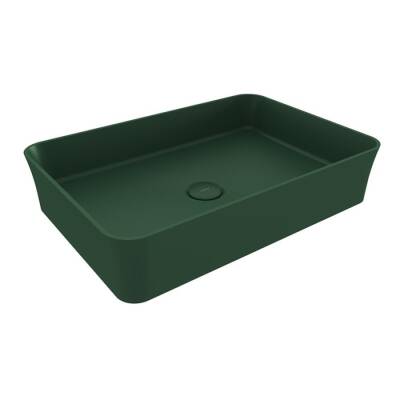 Bocchi Sottile Slim Line Çanak Lavabo 55 Cm Mat Yeşil 1476-027-0125 - BOCCHI