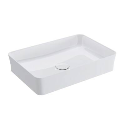Bocchi Sottile Slim Line Çanak Lavabo 55 Cm Parlak Beyaz 1476-001-0125 - BOCCHI