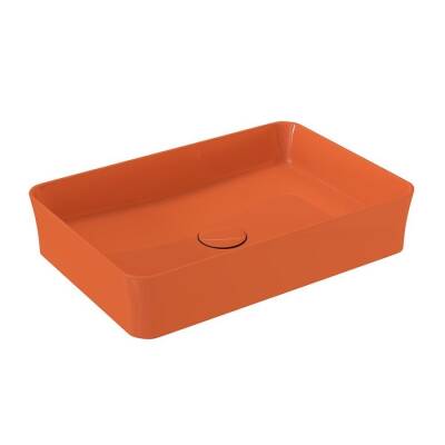 Bocchi Sottile Slim Line Çanak Lavabo 55 Cm Parlak Turuncu 1476-012-0125 - BOCCHI