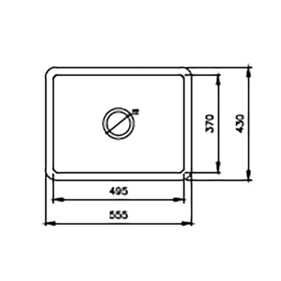 Bocchi Sotto 55 cm Mutfak Eviyesi İçin Paslanmaz Çelik Tel Izgara - BOCCHI (1)