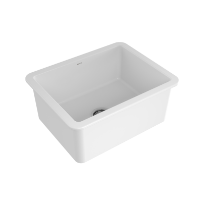 Bocchi Sotto 61 cm Mutfak Eviyesi Parlak Beyaz - BOCCHI