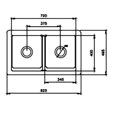 Bocchi Sotto 80 cm Tezgah Önü Mutfak Eviyesi Mat Antrasit - BOCCHI (1)