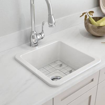 Bocchi Sotto Seramik Eviye, 46 cm, Parlak Beyaz 1359-001-0120 - BOCCHI (2)