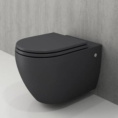 Bocchi Speciale Jet Flush Asma Klozet Mat Antrasit Kapak Hariç 1171-020-0128 - BOCCHI