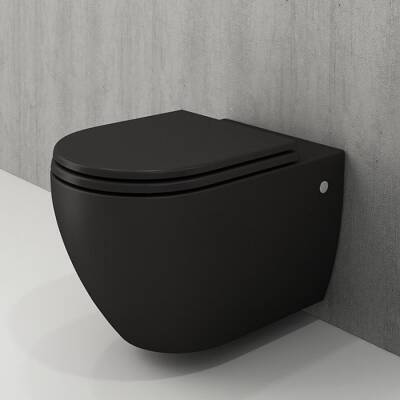 Bocchi Speciale Jet Flush Asma Klozet Mat Siyah Kapak Hariç 1171-004-0128 - BOCCHI (1)