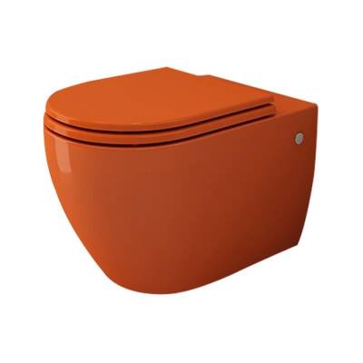 Bocchi Speciale Jet Flush Asma Klozet Parlak Turuncu Kapak Hariç 1171-012-0128 - BOCCHI