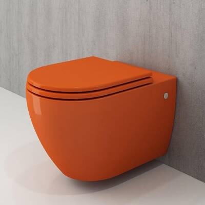 Bocchi Speciale Jet Flush Asma Klozet Parlak Turuncu Kapak Hariç 1171-012-0128 - BOCCHI (1)
