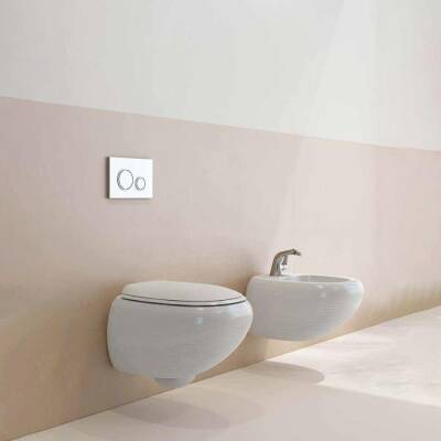 Bocchi Strata Asma Klozet Rimless Parlak Beyaz Kapak Hariçtir 1412-001-0128 - BOCCHI (2)