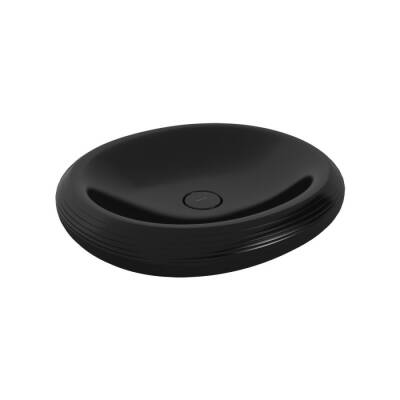 Bocchi Strata Çanak Lavabo 50 cm Parlak Siyah 1414-005-0125 - BOCCHI