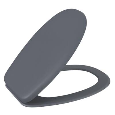 Bocchi Strata Klozet Kapağı Slim Yavaş Kapanır Mat Antrasit A0500-020 - BOCCHI