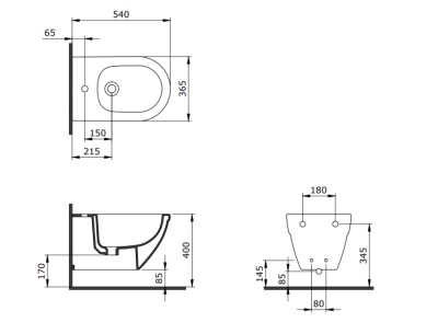 Bocchi Taormina Arch Asma Bide Mat Petrol Mavisi - BOCCHI (1)