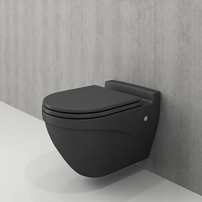 Bocchi Taormina Arch Asma Klozet Kapak Hariç Antrasit 1012-020-0128 - BOCCHI (2)