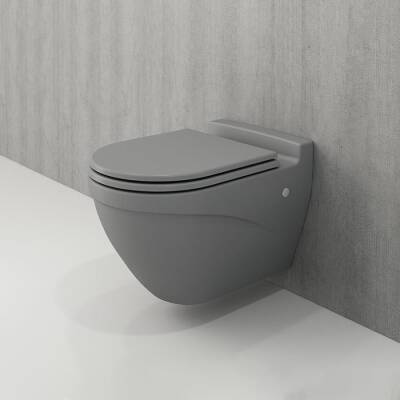 Bocchi Taormina Arch Asma Klozet Mat Gri Kapak Hariç 1012-006-0128 - BOCCHI (1)