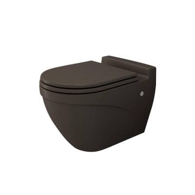 Bocchi Taormina Arch Asma Klozet Mat Kahverengi Kapak Hariç 1012-025-0128 - BOCCHI