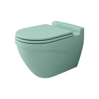 Bocchi Taormina Arch Asma Klozet Mat Mint Yeşil Kapak Hariç 1012-005-0128 - BOCCHI