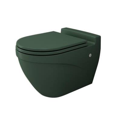 Bocchi Taormina Arch Asma Klozet Mat Yeşil Kapak Hariç 1012-027-0128 - BOCCHI