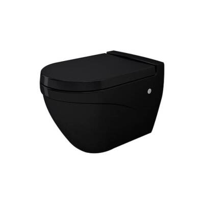 Bocchi Taormina Arch Asma Klozet Parlak Siyah Kapak Hariç 1012-005-0128 - BOCCHI