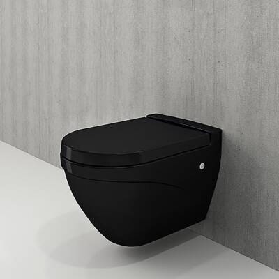 Bocchi Taormina Arch Asma Klozet Parlak Siyah Kapak Hariç 1012-005-0128 - BOCCHI (1)
