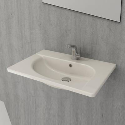 Bocchi Taormina Arch Etajerli Lavabo, 65 cm, Bisküvi 1009-014-0126 - BOCCHI (1)