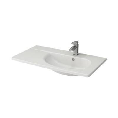 Bocchi Taormina Arch Etajerli Lavabo 86 cm Mat Beyaz 1020-002-0126 - BOCCHI