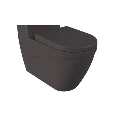 Bocchi Taormina Arch Klozet Mat Antrasit (Rezervuar ve Kapak Hariç) 1017-020-0128 - BOCCHI