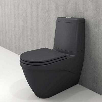 Bocchi Taormina Arch Klozet Mat Antrasit (Rezervuar ve Kapak Hariç) 1017-020-0128 - BOCCHI (1)