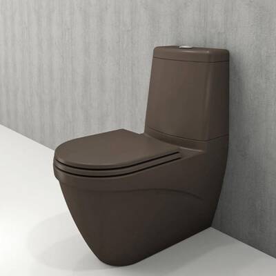 Bocchi Taormina Arch Klozet Mat Kahverengi (Rezervuar ve Kapak Hariç) 1017-025-0128 - BOCCHI (1)