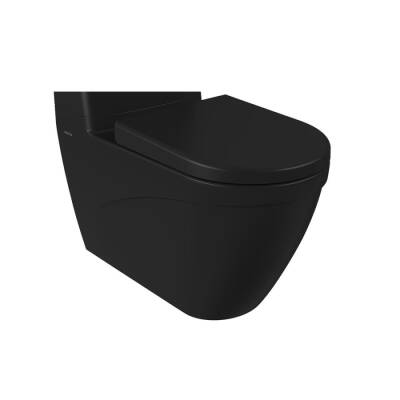 Bocchi Taormina Arch Klozet Mat Siyah (Rezervuar ve Kapak Hariç) 1017-004-0128 - BOCCHI