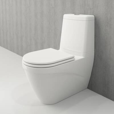 Bocchi Taormina Arch Klozet Parlak Beyaz (Rezervuar ve Kapak Hariç) 1017-001-0128 - BOCCHI (1)