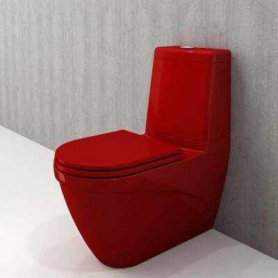 Bocchi Taormina Arch Klozet Parlak Kırmızı (Rezervuar ve Kapak Hariç) 1017-019-0128 - BOCCHI (1)