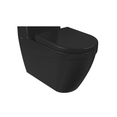 Bocchi Taormina Arch Klozet Parlak Siyah (Rezervuar ve Kapak Hariç) 1017-005-0128 - BOCCHI