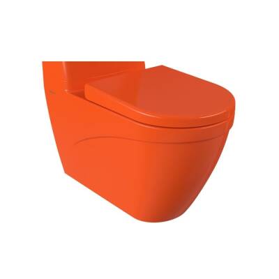 Bocchi Taormina Arch Klozet Parlak Turuncu (Rezervuar ve Kapak Hariç) 1017-012-0128 - BOCCHI