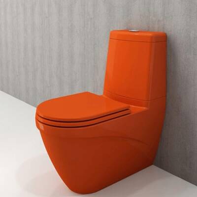 Bocchi Taormina Arch Klozet Parlak Turuncu (Rezervuar ve Kapak Hariç) 1017-012-0128 - BOCCHI (1)