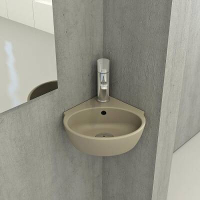 Bocchi Taormina Arch Köşe Lavabo 30 cm Mat Kaşmir 1392-011-0126 - BOCCHI