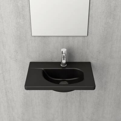 Bocchi Taormina Arch Lavabo 45 cm Mat Siyah 1015-004-0126 - BOCCHI