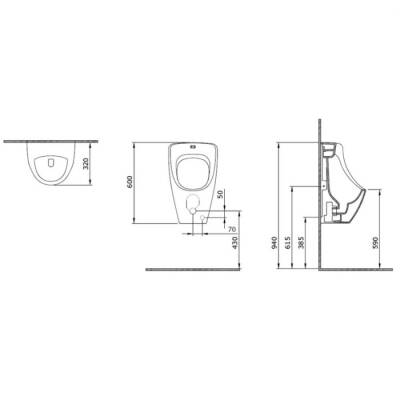 Bocchi Taormina Arch Pisuvar Arkadan Su Girişli Mat Antrasit 1383-020-0131 - BOCCHI (1)