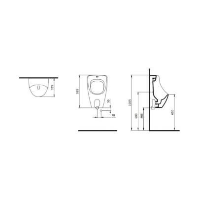 Bocchi Taormina Arch Pisuvar Fotoselli Elektrikli Mat Siyah 1383-004-0134 - BOCCHI (1)